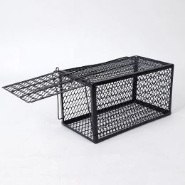 Pièges Trap à cage humain vivant pour Squirrel Mouse Rat Souris Rat Cage Pout Rat Implémentation de Mousetrap auto-bloquant réutilisable intérieur et extérieur