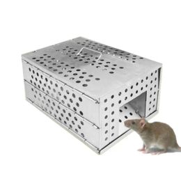 Pièges Mousetrap Maison Mousétrap continu grand espace Automatique Rat Trap à serpent Cage sûre et inoffensive Haute efficacité