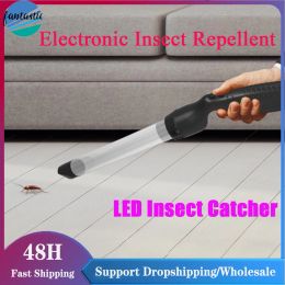 Pièges portables insectes électroniques répulsifs de ventouse tube de suceur à main led insective insecteur capteur de trottoir de trottoir