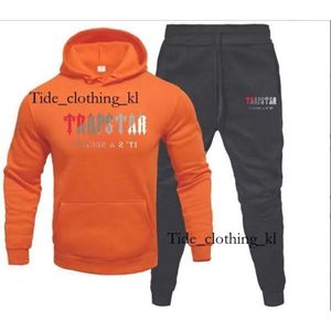 Trapstar Sac 23 Tracksuit Men's Tech Track Cleits Hoodie Europe American Basketball Football Rugby Two-Piece With Women's Long à manches longues Veste à sweat à capuche Spring 588