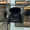 Designer Femme Down Veste brodé Badge Winter Mabet Coll Coll Collière de fourrure Women Coats d'hiver
