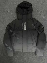 Trapstar Designer Mens Jacket London Decoded Puffer 2.0 Veste noire dégradée Vestes à capuche thermiques brodées pour hommes Manteau d'hiver Tops Trapstar VQJQ