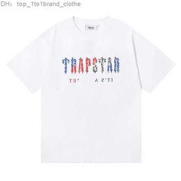 Trapstar Designer T Camisa Masculina Feminina Moletom Decote Redondo Manga Curta Oversize Camisetas Pulôver T Casual Algodão T-shirt 18 Trapstar HTDR