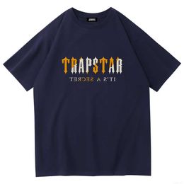 TRAPSTAR Модельер мужская футболка Роскошные дизайнерские женские короткие мужские хлопковые летние повседневные гольф-спортивные бренды с принтом белые уличные популярные рубашки LPMC