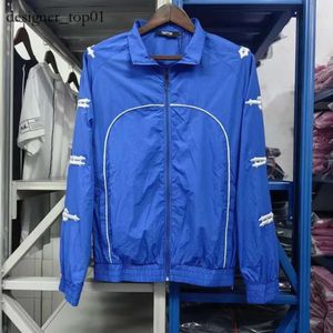 Trapstar Veste Manteaux De Mode Marque Trapstar Hommes Designer Vestes Coupe-Vent Bomber Femmes Jacke Manteau En Cuir Fermeture Éclair Étanche Broderie Noir Bleu 6162