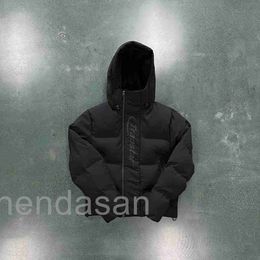 Trapstar Jacket UK Luxury Designer de haute qualité Hyperdrive Technical Down - Black Version Mens Extérieur Hooded