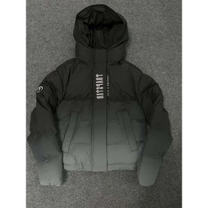 Trapstar London decodificado con capucha Puffer 2,0 chaqueta negra degradada para hombre sudadera térmica bordada abrigo de invierno para hombre Tops 44