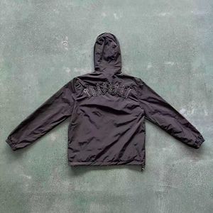 Trapstar London Decoded Hooded Puffer 2.0 Gradient Black Jacket Broidered Thermal Hoodie Men Hiver Coat Tops F4