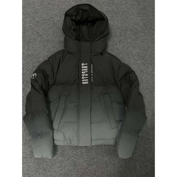 Trapstar London décodé à capuche Puffer 2.0 dégradé noir veste hommes brodé thermique à capuche hommes hiver manteau hauts 477