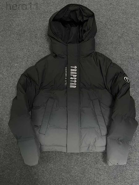 Trapstar London décodé à capuche Puffer 2.0 dégradé noir veste hommes brodé thermique à capuche hommes hiver manteau hauts UM9H