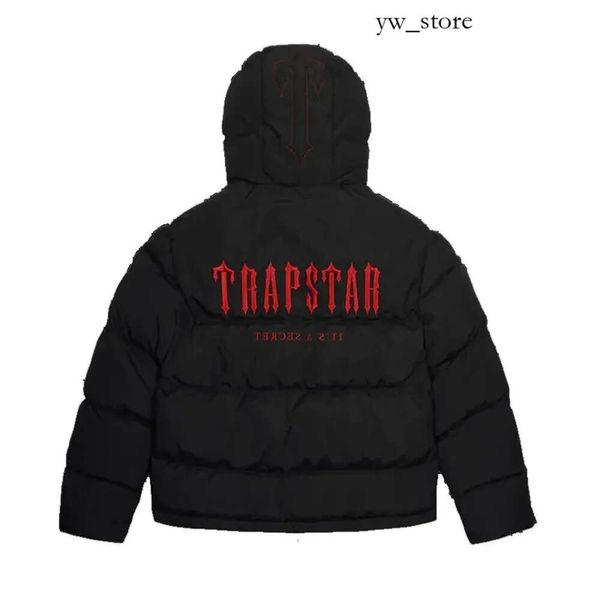 Trapstar London décodé à capuche Puffer 2.0 dégradé noir veste brodé thermique à capuche hommes hiver manteau hauts 21 172