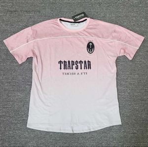 Trapstar London T-shirt Streetwear homme gratuit Hip Hop rose manches courtes maillot surdimensionné YT5588