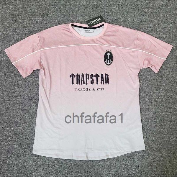 Trapstar London Camiseta de calle para hombre Free Hip Hop Rosa Jersey extragrande de manga corta T8LKT8LK T8LK