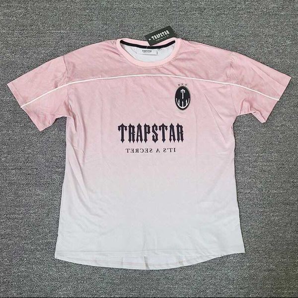 Trapstar London T-shirt homme Streetwear livraison gratuite T-shirt pour homme Hip Hop rose T-shirt à manches courtes homme maillot surdimensionné