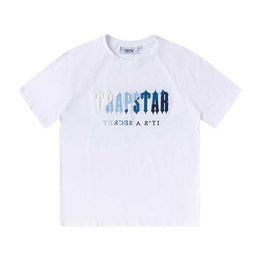 Trapstar London t Shirt Poitrine Blanc-bleu Couleur Serviette Broderie Mens Shorts Casual Street Shirts British Fashion Brand Suits Td3niw48