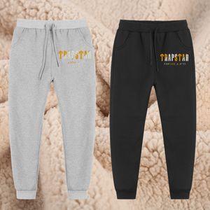 Trapstar herengarde broek klassieke borduurbrieven mode kledingmodemerk heren luxe kleding pure katoen eenvoudige straat pluche casual broek wk737