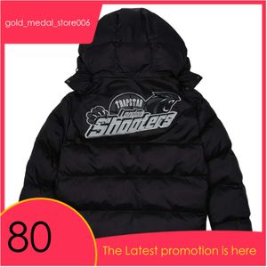 Vestes homme Trapstar Vestes homme London SHOOTERS HOODED PUFFER JACKET NOIR REFLECTIVE Puffer Jacket Trapstar Jacket 809