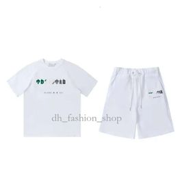 TRAPSTAR T-shirts masculins Track Track Cost Designer LETTRERY LEXURIE Two-Piece avec Summer Sports Cotton Cord Cordon Top Short Sigle SIZE S M L XL 416