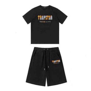 Trapstar T-shirts voor heren Trainingspakken Europese en Amerikaanse stijl Sportkleding Hoge kwaliteit Trapstars T-shirt en shorts voor koppels Factory Direct Sal c14