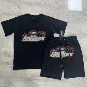 trapstar T-shirts pour hommes Trapstar Tshirt Tigre survêtement trapstar Lettre brodée manches courtes Uk Drill London ensemble chemise et short trapstar Central 7464