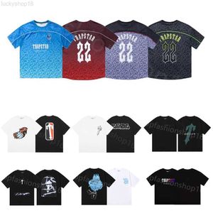 Trapstar Hommes T-shirts Designers Hommes Femmes T-shirts Mode Street Tide Lettre Impression Coton Polo Sports Trapstar Tees Taille S-XL