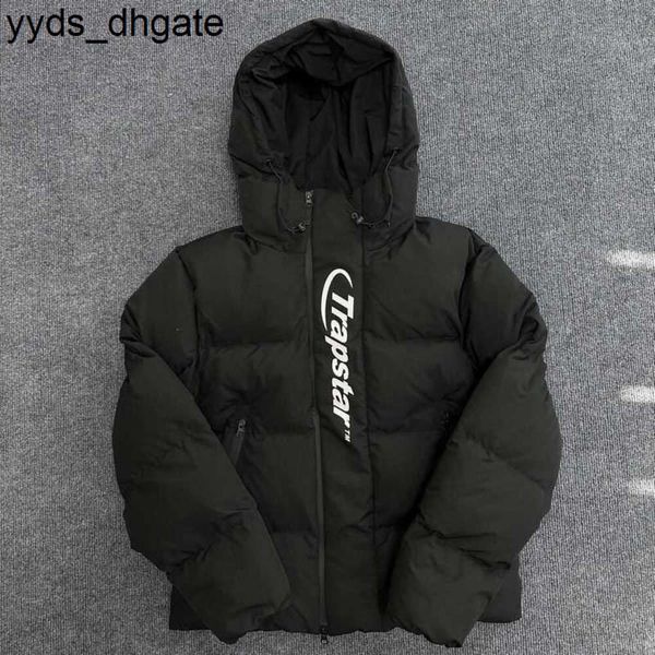 Trapstar Mhyperdrive Puffer-black Technical London Down Jacket Ropa cálida para hombre Nuevos Hombres XZ18