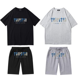 Trapstar T-shirt en set Designer Nieuwe 23 T-shirts Mannen Vrouw Mode Kleding T-shirt 100% Katoen Zomer Tee Merk Tops S-XXL Maat Designer Korte Man