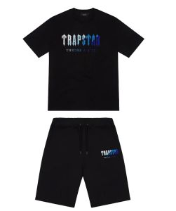 TR APSTAR t-shirt Heren T-shirt Korte mouw Print Outfit Chenille trainingspak heren shorts Zwart katoen London Streetwear S-2XL merkvergunning hoge kwaliteit