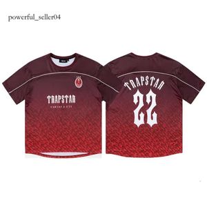 Trapstar T-shirts trendy designer trend merk ontwerp shirt heren voetbal jersey tee dames zomer casual los droge t shirts korte mouw tops trapar 857