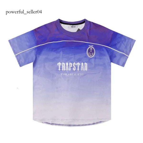 TRAPSTAR T-shirts TRENDY Designer Tendance Brand Design Shirt Mens Football Jersey Tee Femme Summer Casual Loot Drying T-Shirts Short à manches courtes Tapstar 268