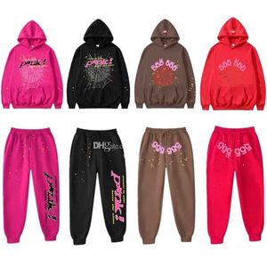 Trapstar Trainingspakken Hoodie Designer Heren 555 Sp5der Man Young Thug 555555 Tweedelig met Dames Spider Sweatshirt queen_wardrobe