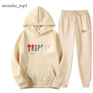 Trapstar Tracksuit Brand Designer Men's Tech Track Pakken Hoodie Europe American Basketball Football Rugby tweedelig met dames lange mouw Hoodie Jacket 5759