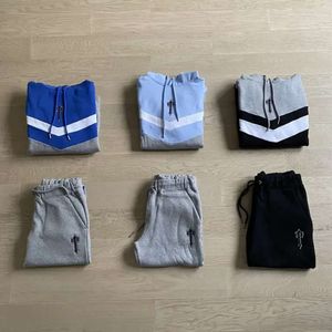 Trapstar Tracksuit pour les survêtements masculins Luxry Brand London Sweat à sweat brodé sur ledize sweat à capuche Chandie Chandal Trapsta Sweats Sweats et Sweet