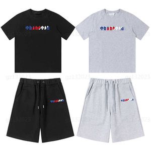 Trapstar Trainingspak Pak Zomer Designer T-shirt Sets Mode Brief Afdrukken Casual Sportkleding T-shirts Korte Tweedelige Set Zomer Mens