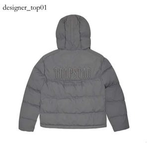 Trapstar Tracksuit Trapstar Jacket London Decoded Hooded Puffer 2.0 Gradient Black Trapstar Brand Veste Men Broided Thermal Hoodie Hiver Coat Tops 4845