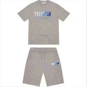 TRAPSTAR – ensemble t-shirt et Short pour hommes, survêtement d'été, basket-ball, Jogging, vêtements de sport, Haruku, manches courtes, t-shirt, costume 11