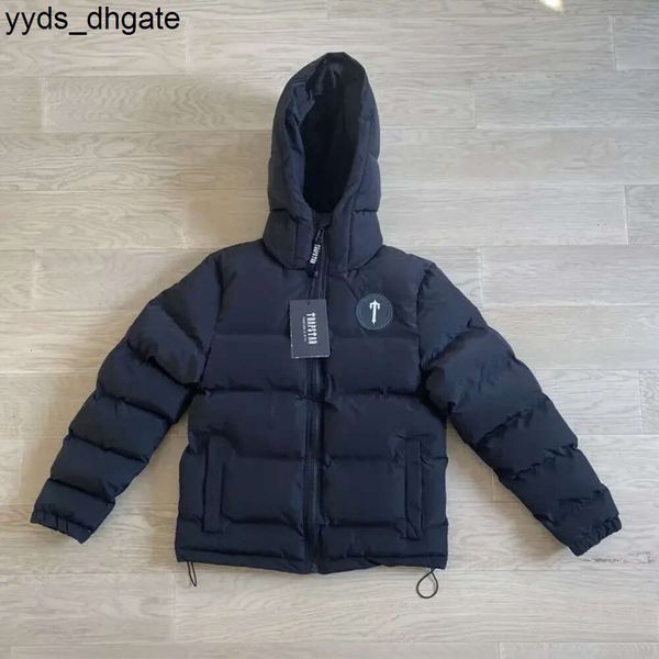 Trapstar Winter Men Jacket 2023 Parkas Aw20 Irongate À Capuchon Matelassé Femmes Chaud à Top Qualité Brodé Lettrage Manteau Tailles Xs-xl 688ss YMMC