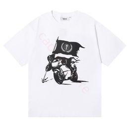 Trapstar Womens Mens T-shirt Ensembles Designer Rainbow Serviette Broderie Décodage T-shirts Trapstars Luxe Hip Hop Streetwear T-shirt blanc S-2XL