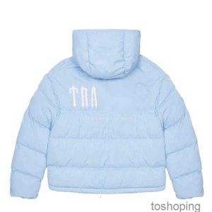 Trapstars London décodé à capuche Puffer 2.0 dégradé noir veste hommes brodé thermique à capuche hommes hiver manteau hauts Xs-xllkse