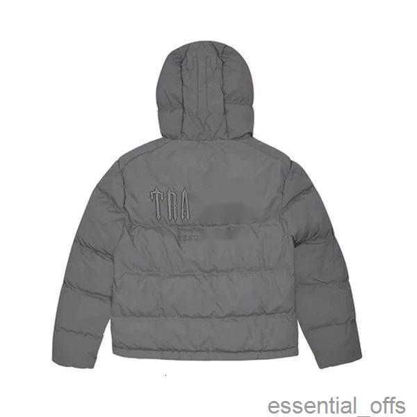 Trapstars London décodé à capuche Puffer 2.0 dégradé noir veste hommes brodé thermique à capuche hommes hiver manteau hauts XS-XLPX2E