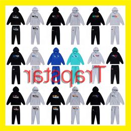 Trapstars Suisses de survêtement Sets Rainbow Towel Brodery Hoodies Décoding Chandal Trapstars Shooters Hooded Mena Men Women Women Sportswear Suit L o e