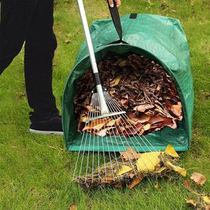 Sacs poubelles Grande capacité Sac de jardin Sac à feuilles caduques Sac à feuilles réutilisable Poubelle de jardin Collecte des déchets Conteneur Sac de rangement 230607