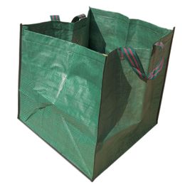 Sacs poubelle Sac de jardin de grande capacité sac à feuilles réutilisable poubelle légère pliable sac de stockage de conteneur de collecte de déchets de jardin 230824