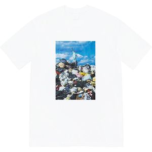 Trash heren t-shirts klassiek doos standbeeld van vrijheid vuilnisbelt dump bedrukte zomer korte mouw tee