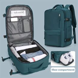 Travel Backpack Draag persoonlijke items Tas voor Vlucht goedgekeurd 35L hand bagage koffer waterdichte weekender mannen vrouwen 240328