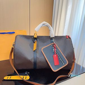 Reistassen Designer Duffel Bag Keepall Bagage Dames Mens Vintage Bloemprint Schouderweekender Bag grote draagtas handtassen