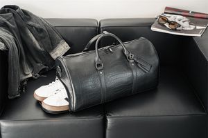 Sacs de voyage imperméables hommes femmes en cuir sac de nuit sac à main pour avion bagages hommes mâle week-end sac affaires pour filles garçons sacs à main