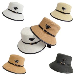 Reisemmer ontwerper hoed straw hoed vrouwen zonneschadden cap gorras driehoekig patroon brede randzon vizier hoeden mix kleurbrief ga0132 h4