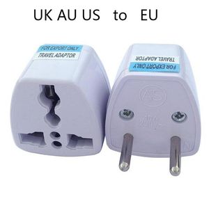 Travel Charger AC Electrical Power UK AU US To EU Plug Adapter Converter USA Universal Adaptor Connector