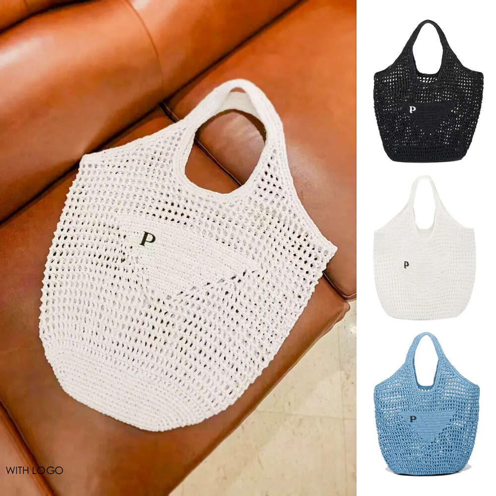 Дизайнерский дизайнер сумки Stround Beach Raffias Tote Hollow Out Pochette высококачественный женский покупатель плеча с сумочками сумочка